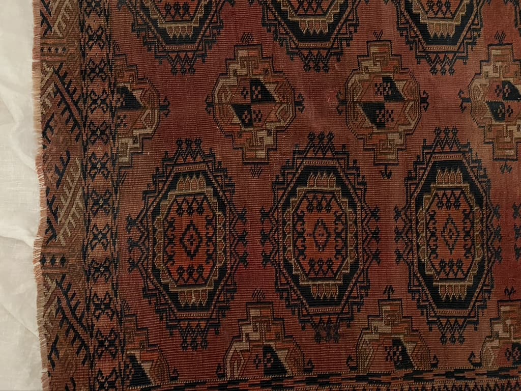 old Turkmen rug
