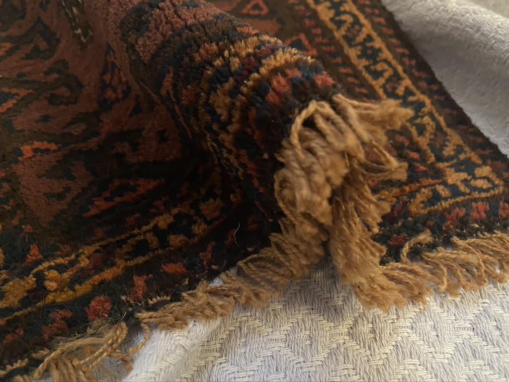 vintage baluch rug