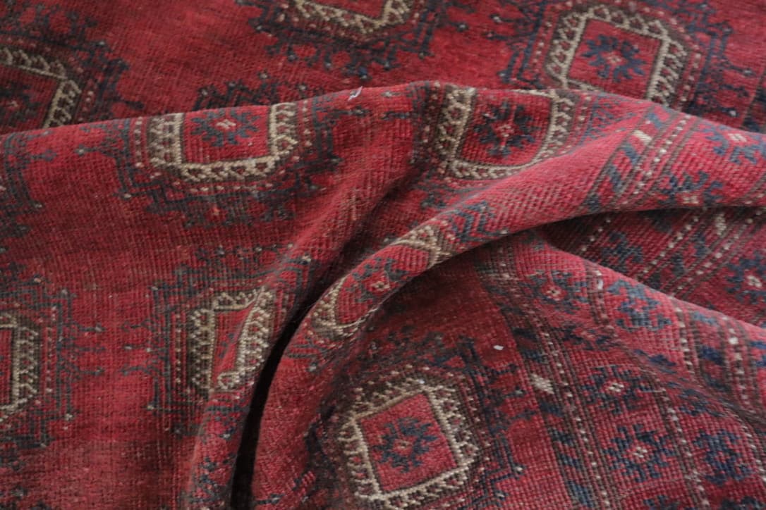 old turkmen rug