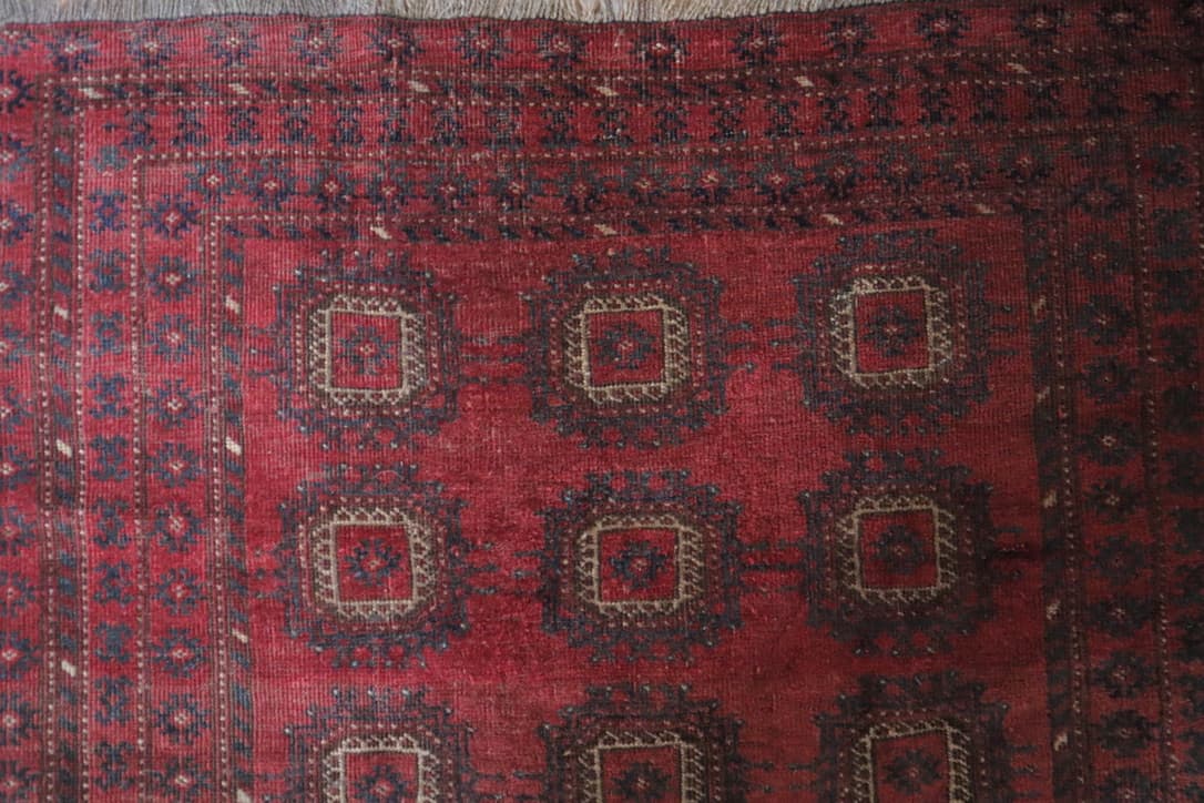 old turkmen rug