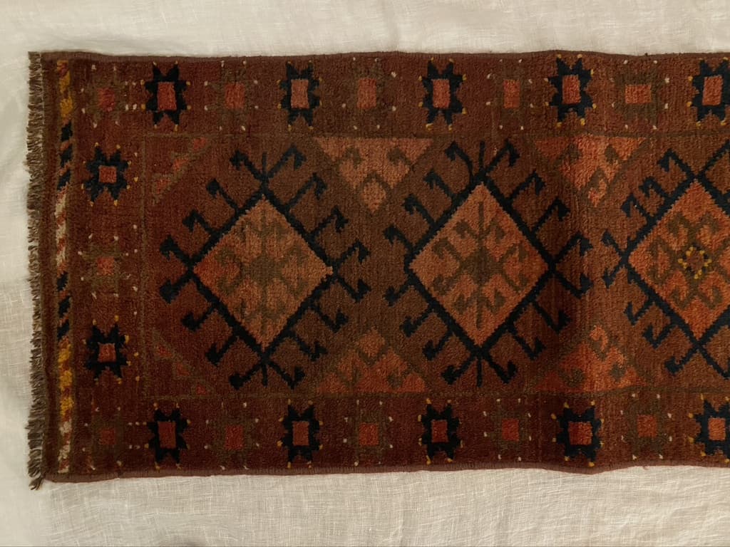 old turkmen rug