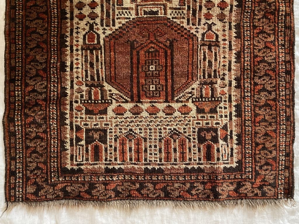 old Turkmen rug