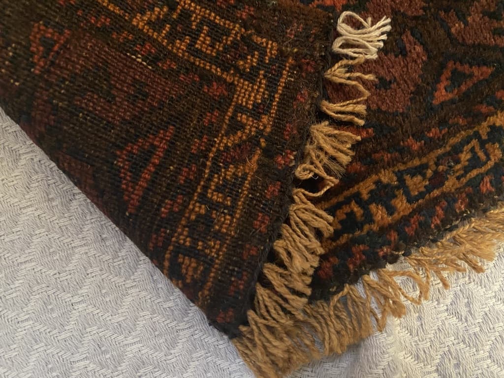 vintage baluch rug