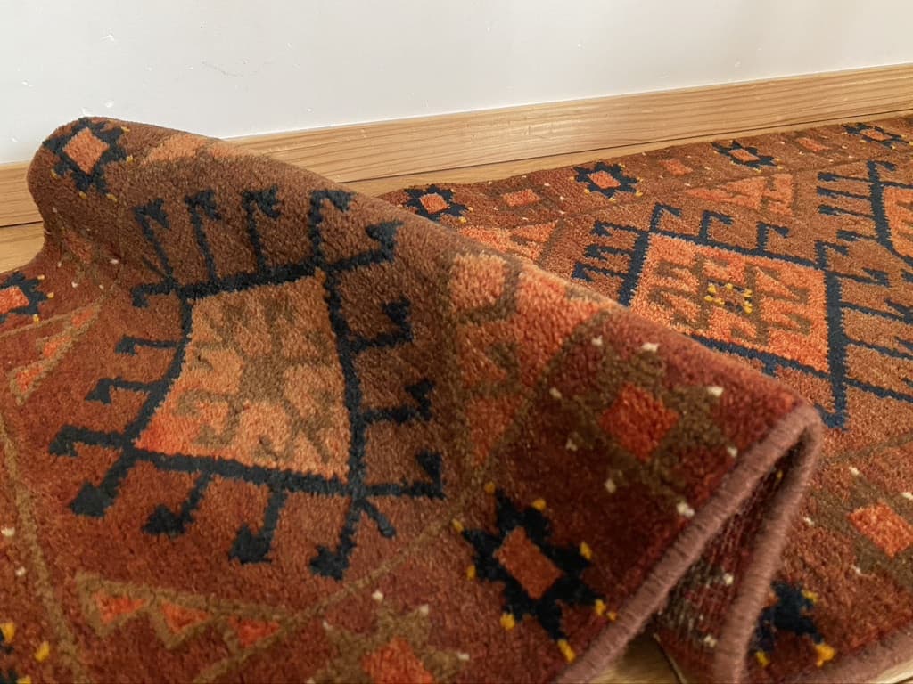 old turkmen rug