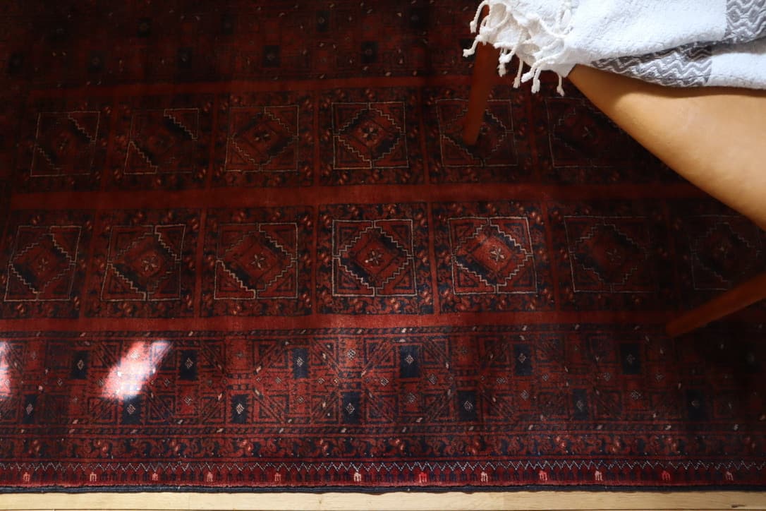 vintage turkmen rug