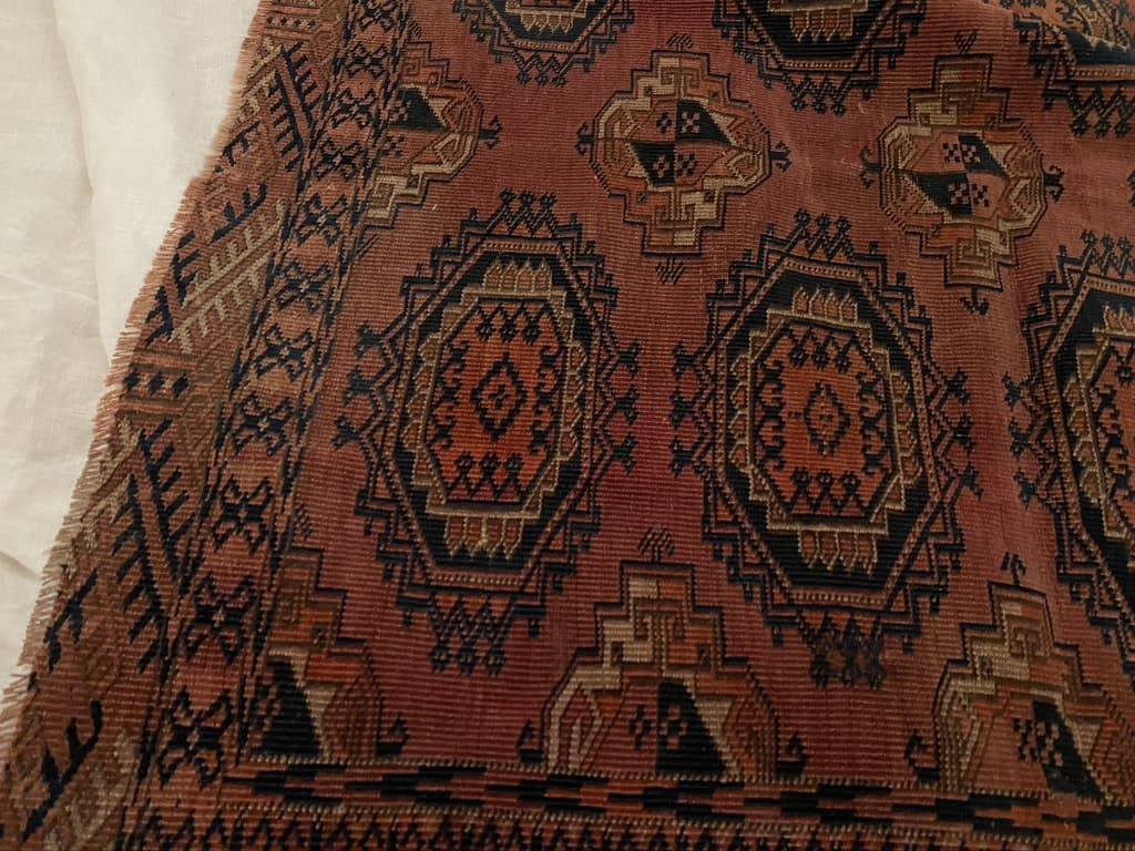 old Turkmen rug