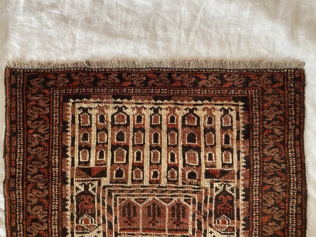 old Turkmen rug