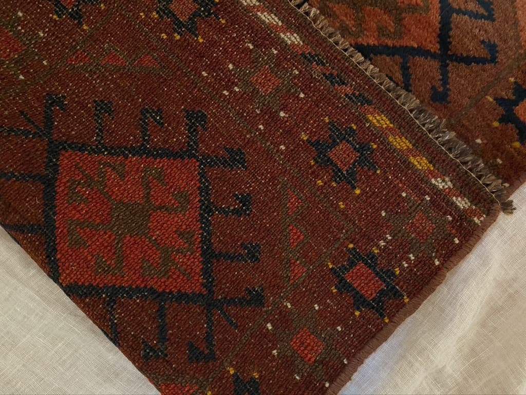 old turkmen rug