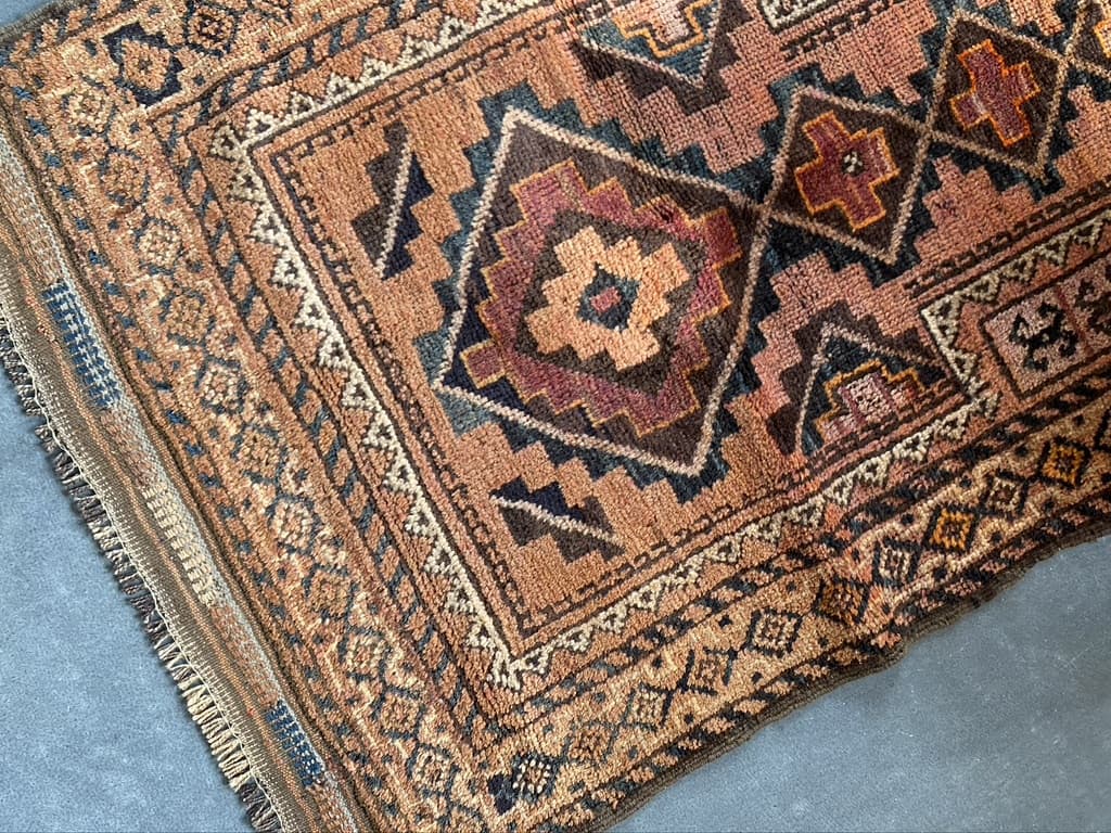 vintage baluch rug