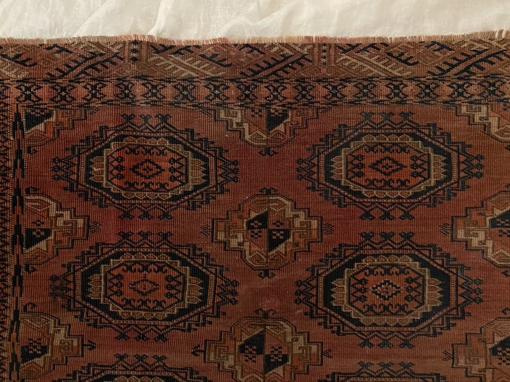 old Turkmen rug