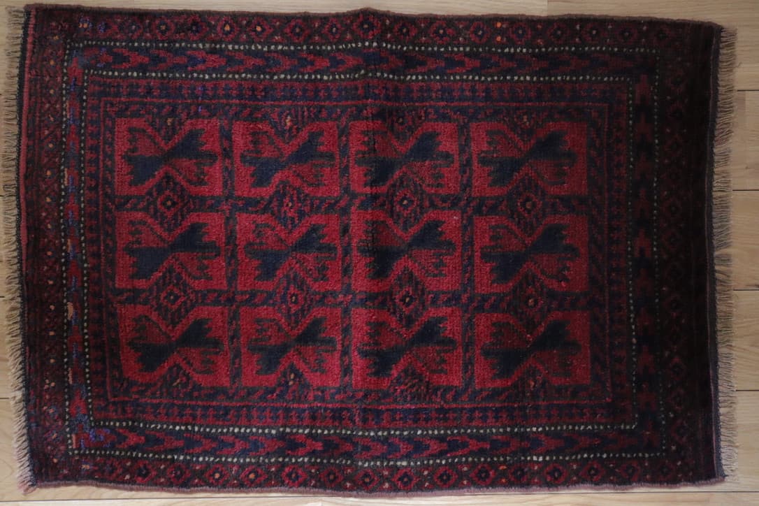 vintage baluch rug