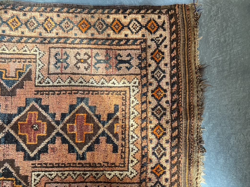 vintage baluch rug