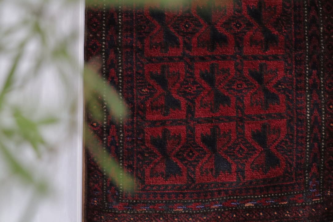 vintage baluch rug