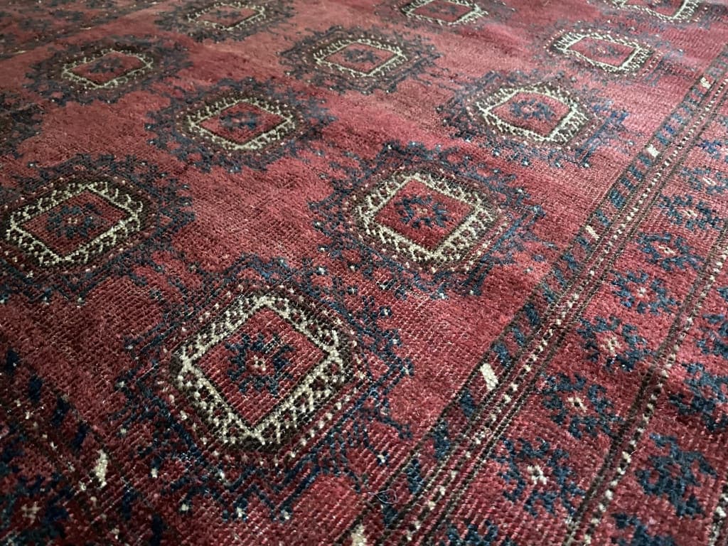 old turkmen rug