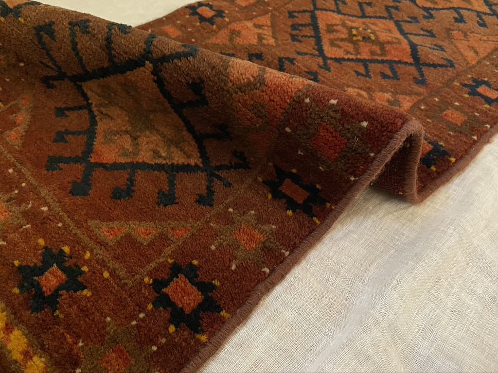 old turkmen rug
