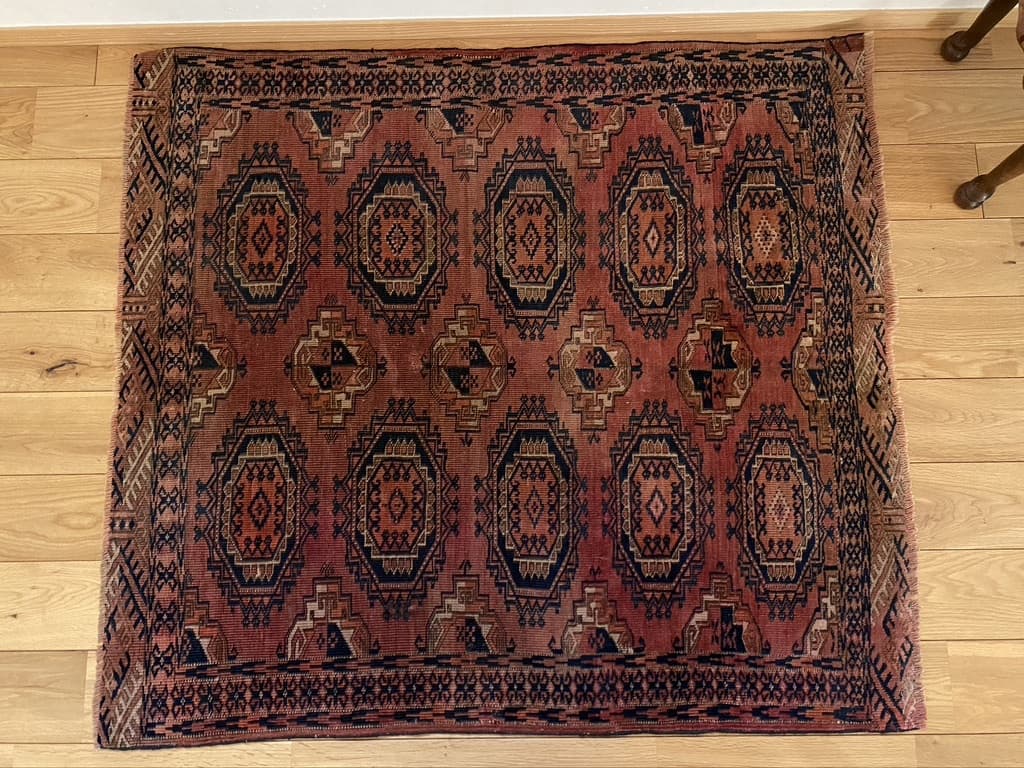 old Turkmen rug