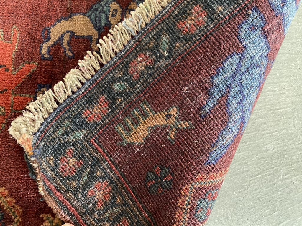 vintage baluch rug