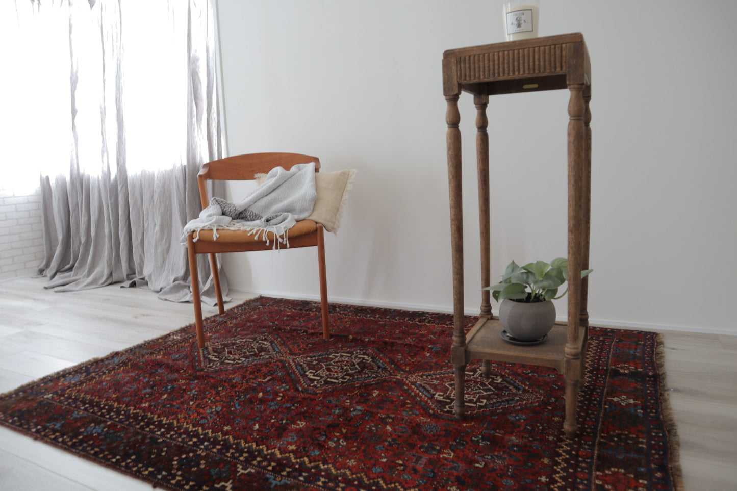 A-292 Antique qashqai rug