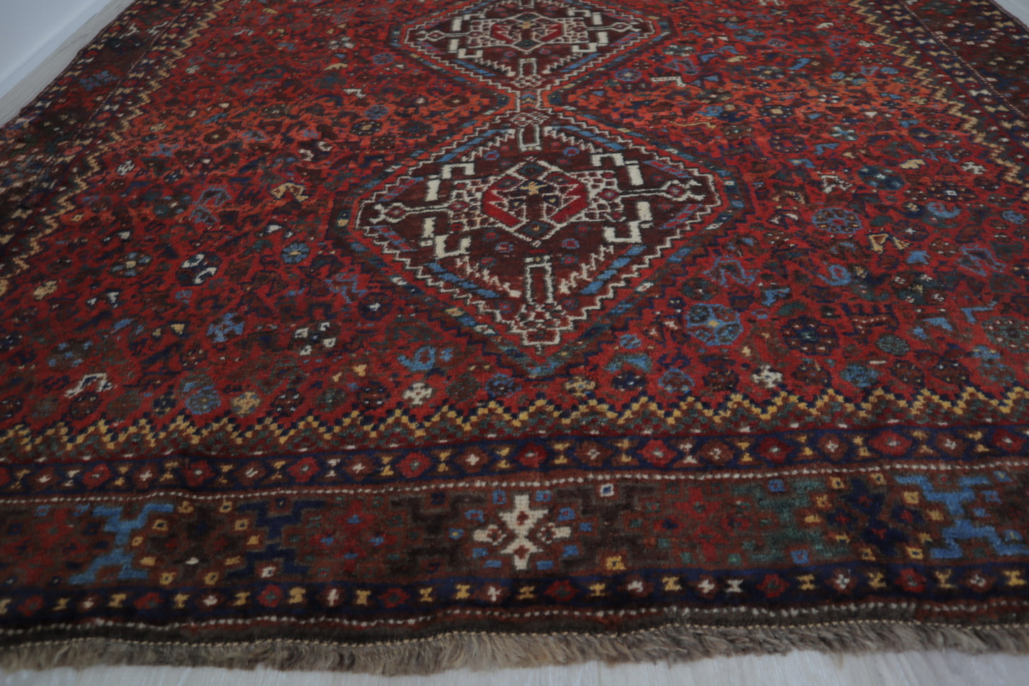 A-292 Antique qashqai rug