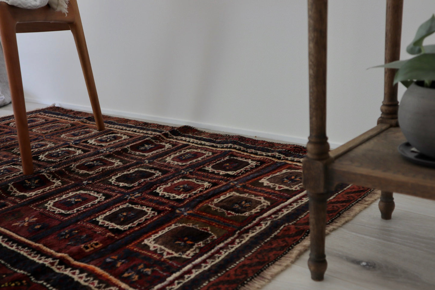 A-296 old baluch rug