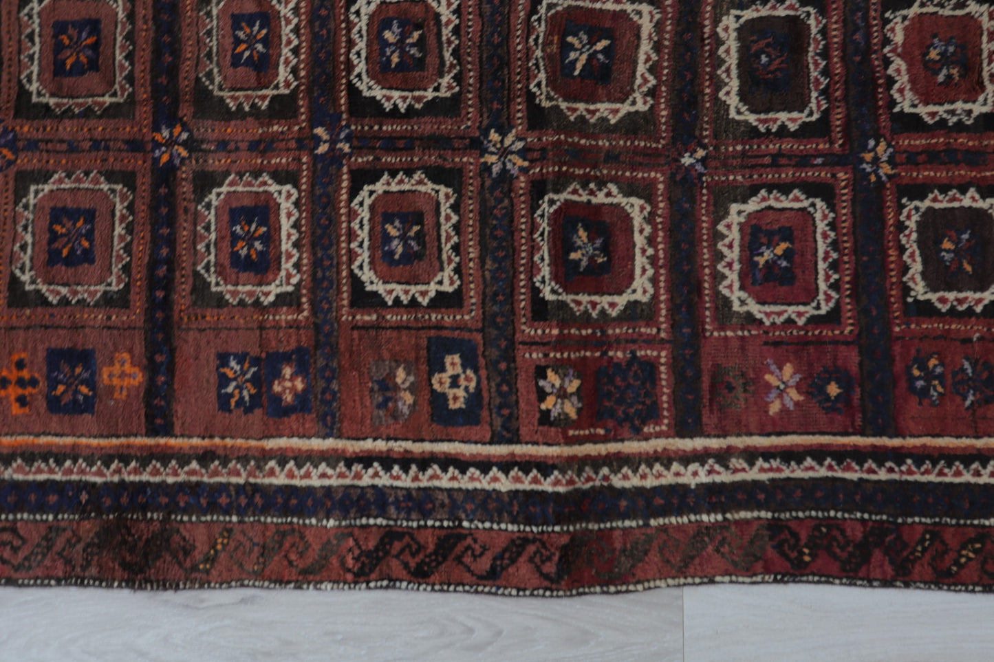 A-296 old baluch rug