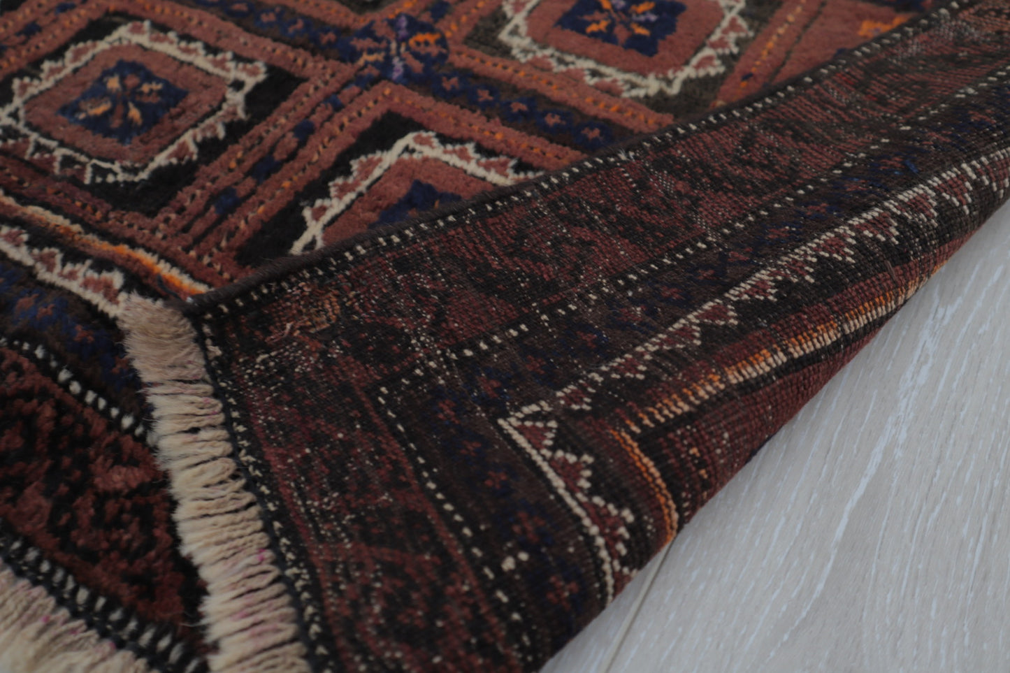 A-296 old baluch rug