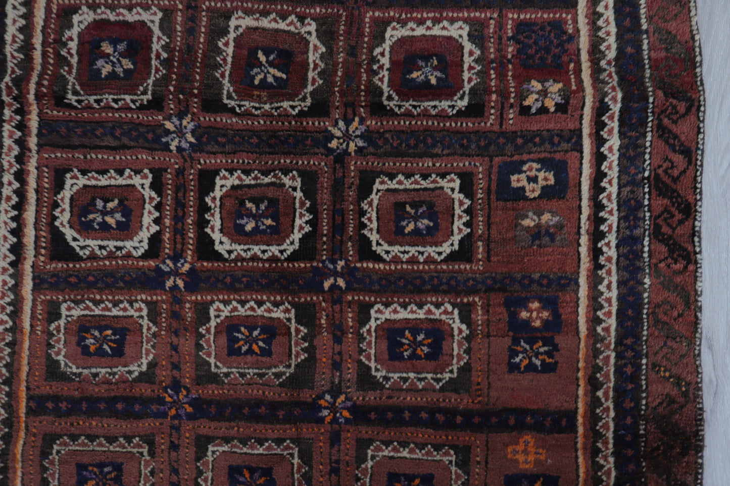 A-296 old baluch rug