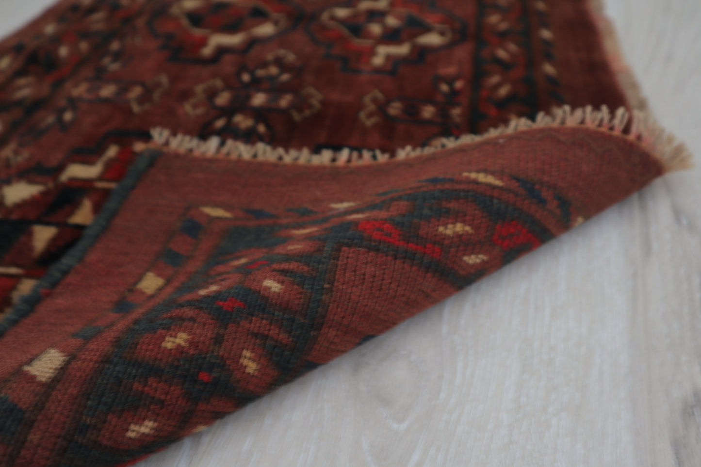A-301 old turkmen rug