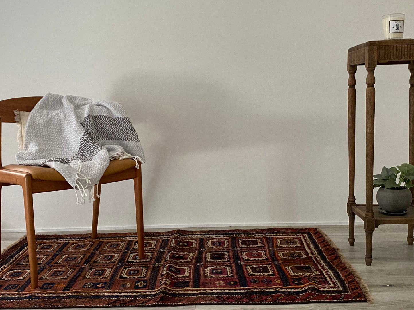 A-296 old baluch rug