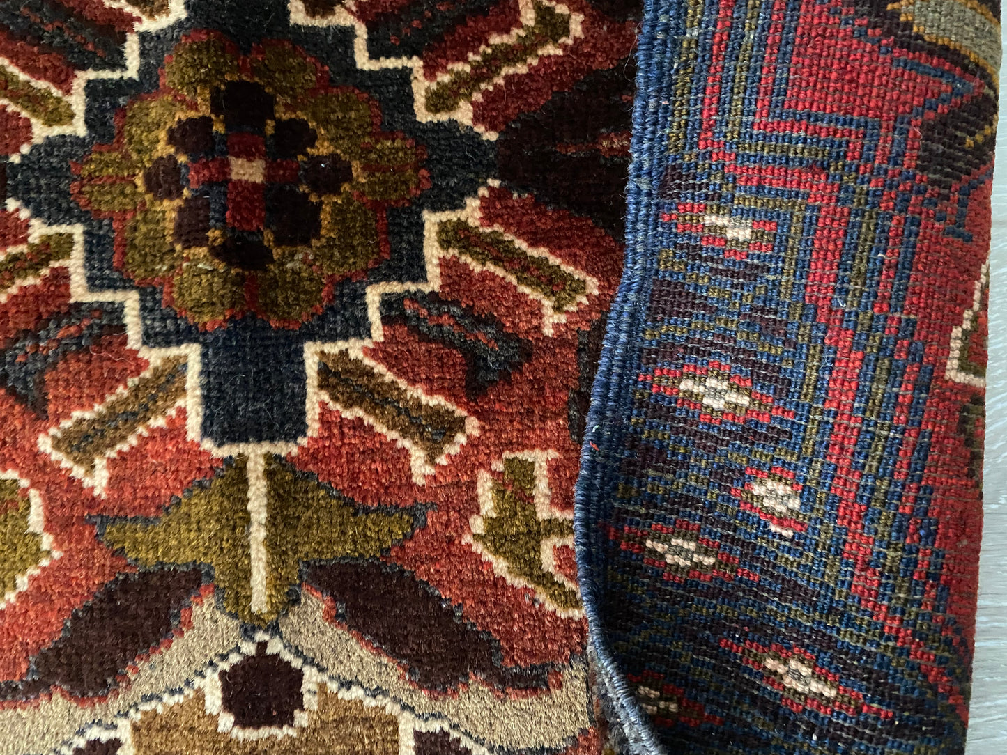 A-325 vintage Baluch rug
