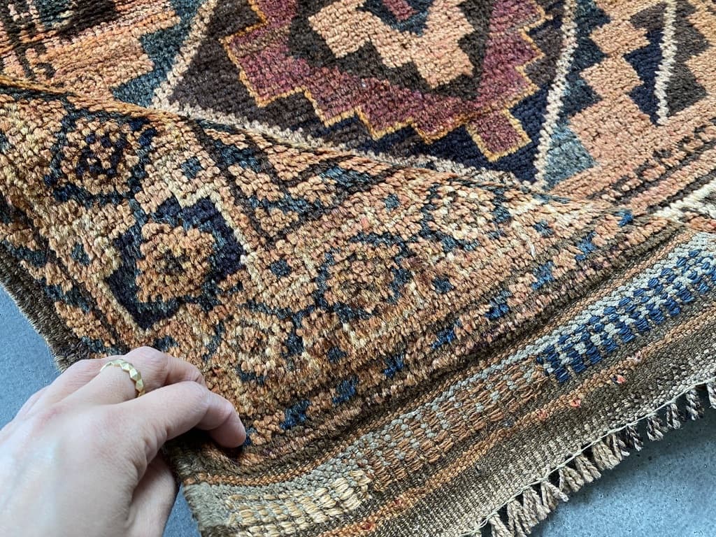 vintage baluch rug