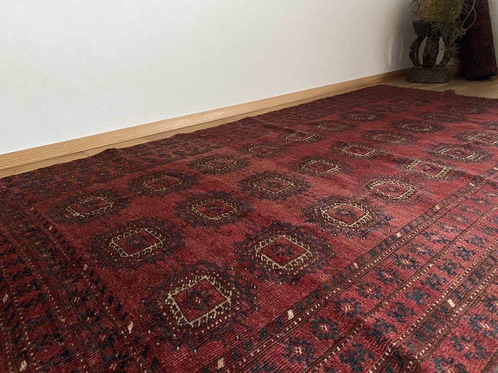old turkmen rug