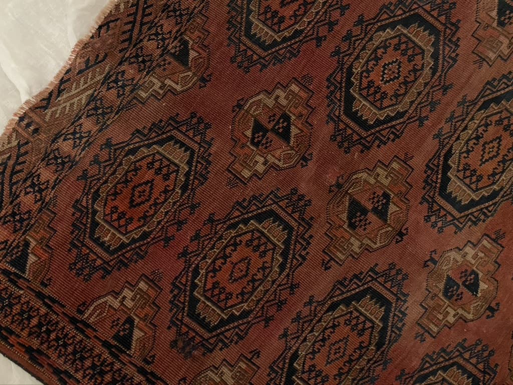 old Turkmen rug