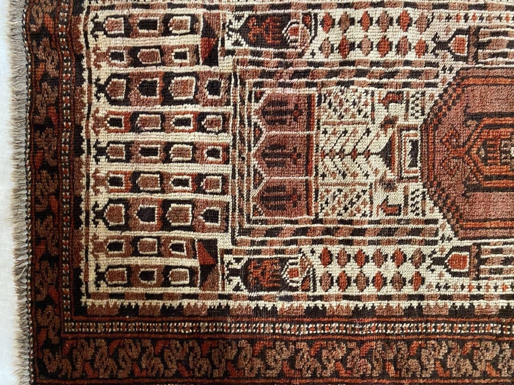 old Turkmen rug