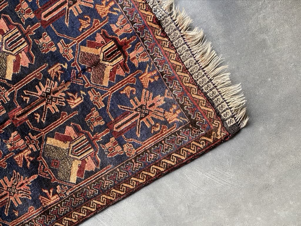 vintage baluch rug
