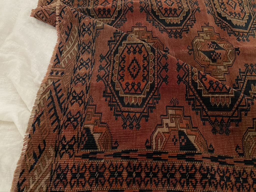 old Turkmen rug