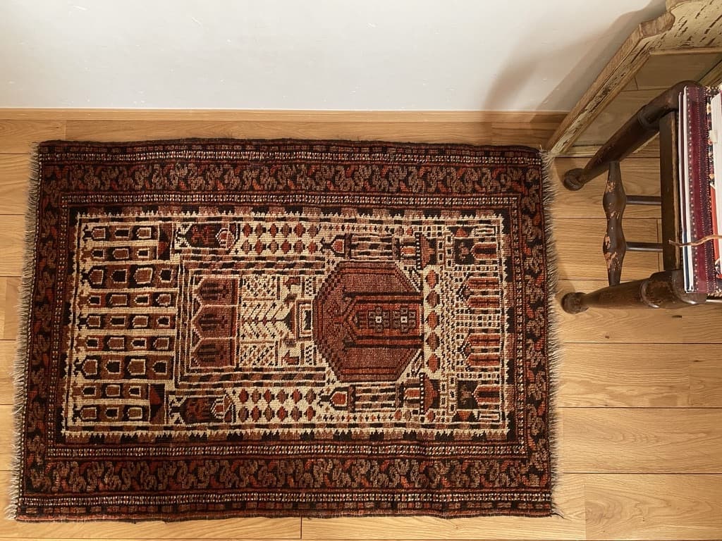 old Turkmen rug
