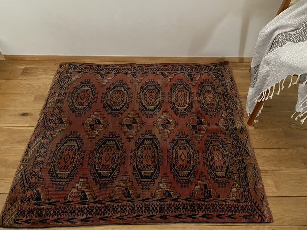 old Turkmen rug