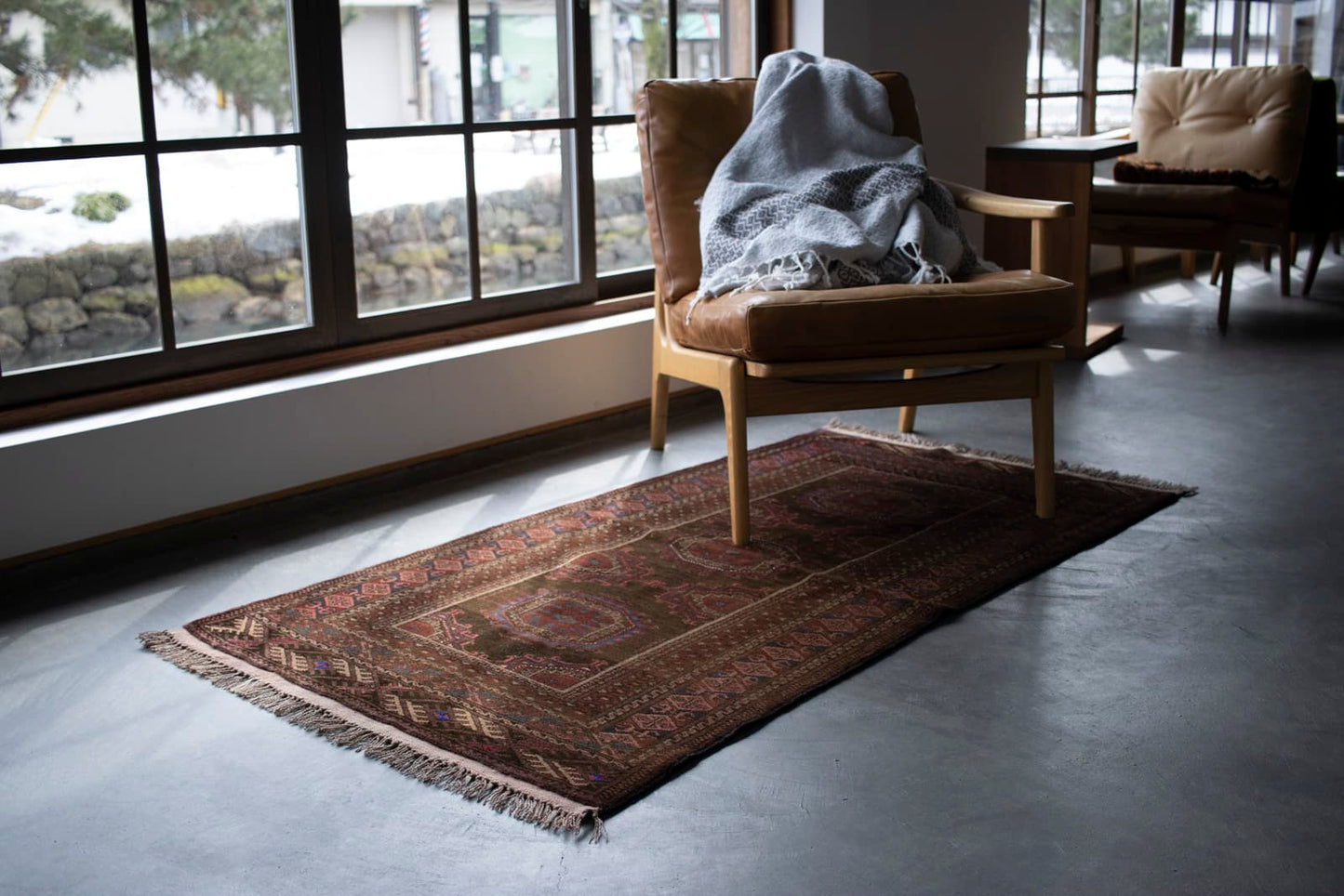 vintage turkmen rug
