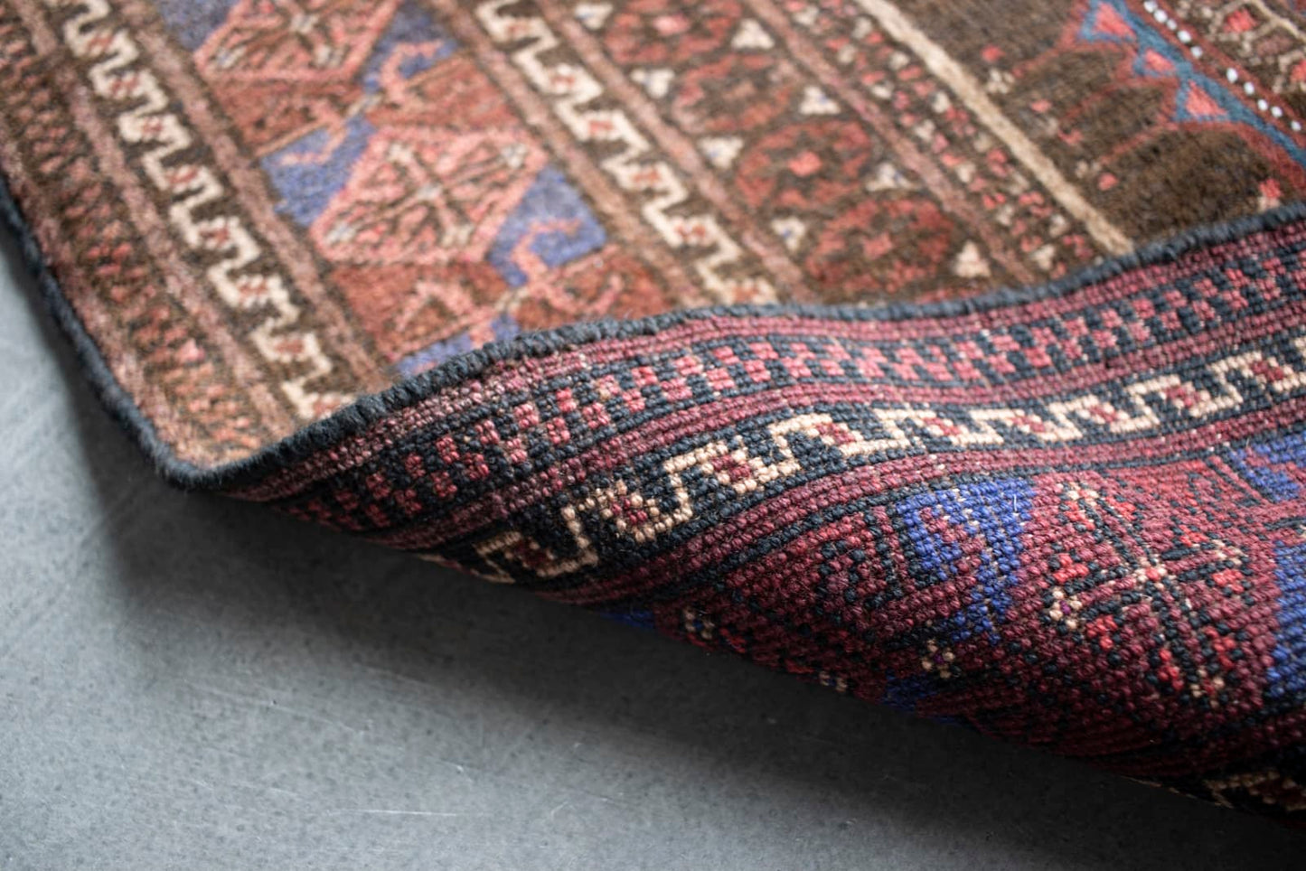 vintage turkmen rug