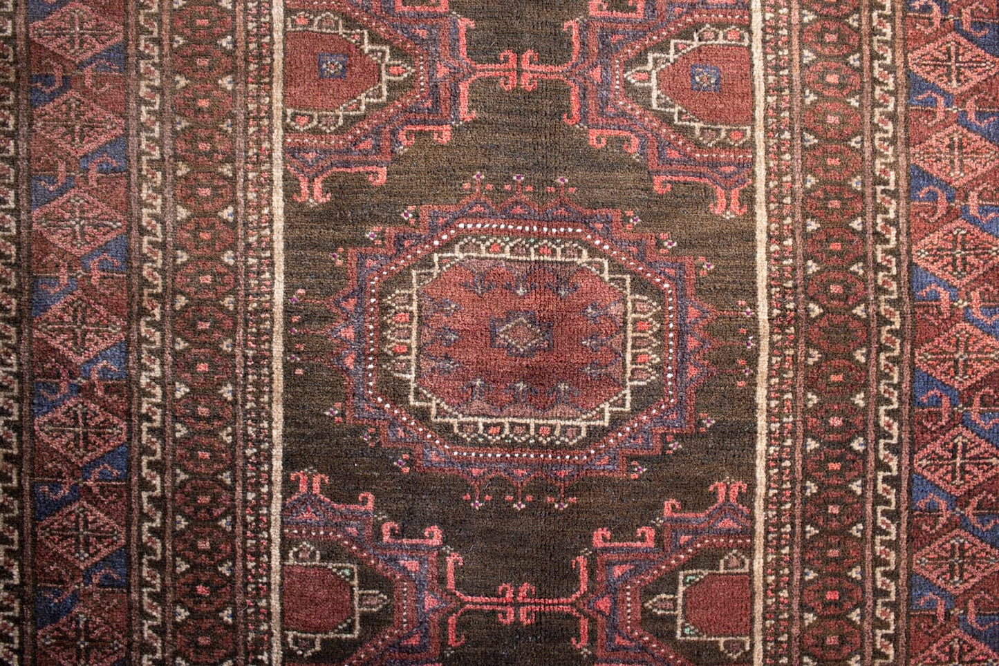 vintage turkmen rug