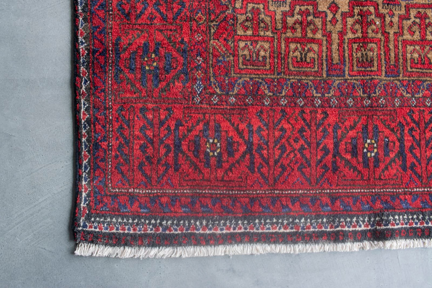vintage baluch rug