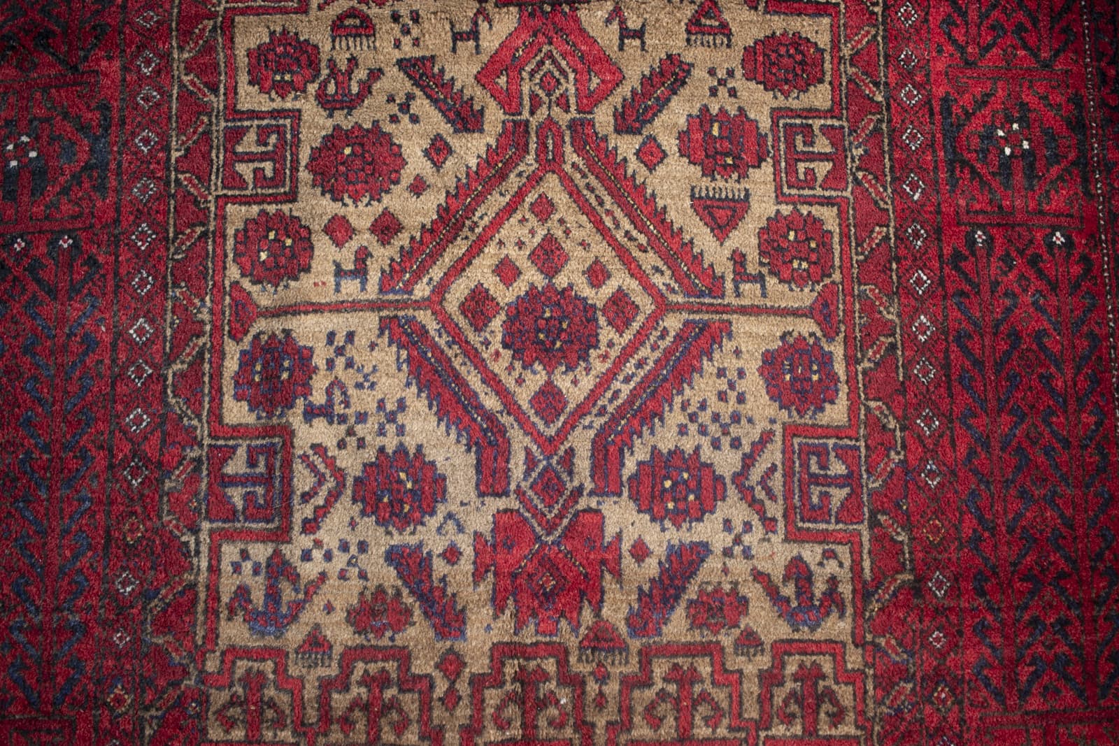 vintage baluch rug