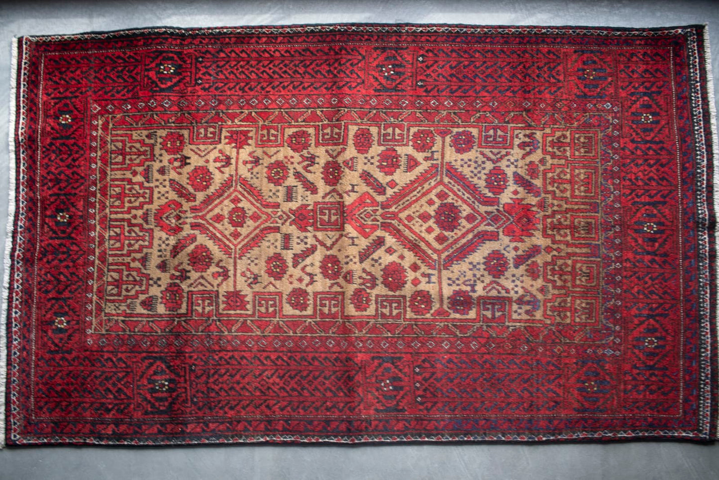 vintage baluch rug