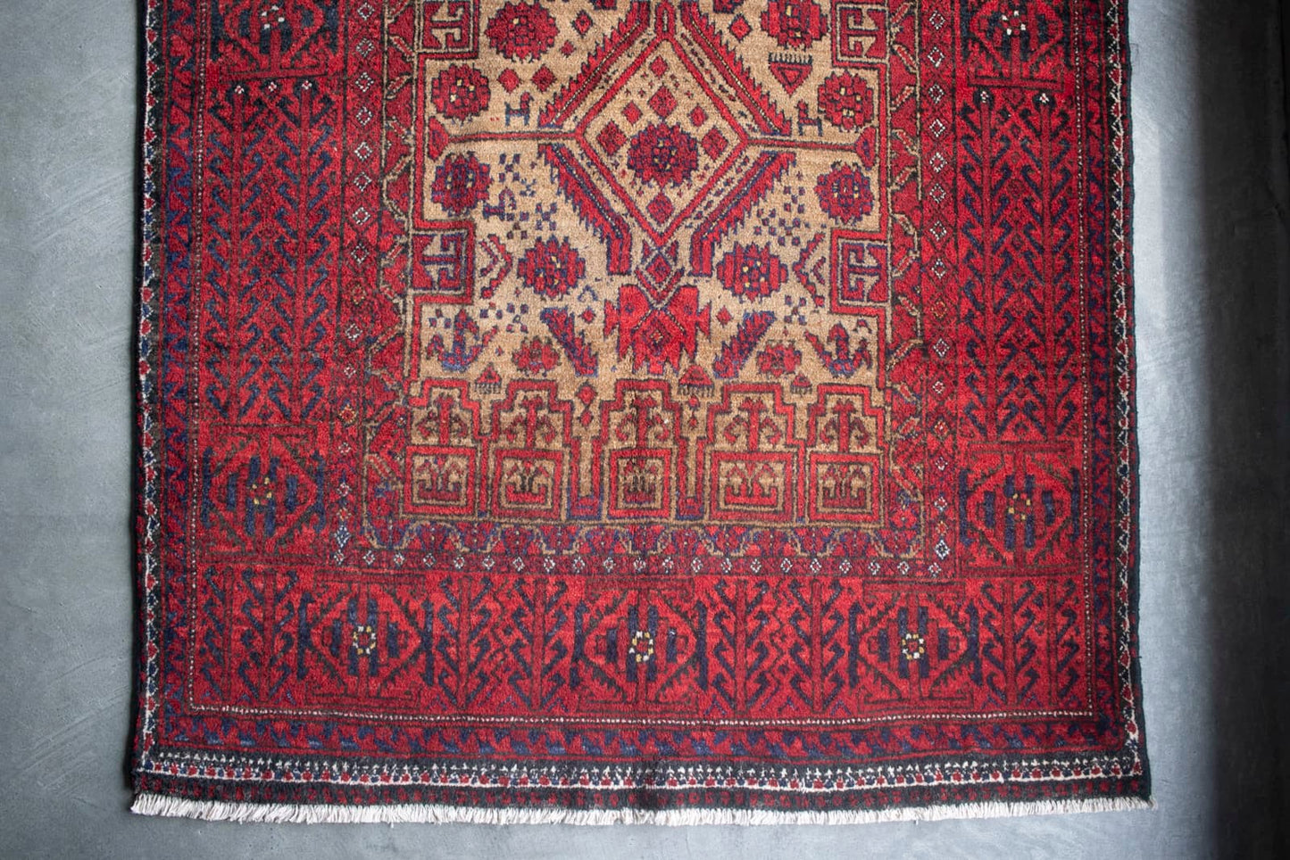 vintage baluch rug