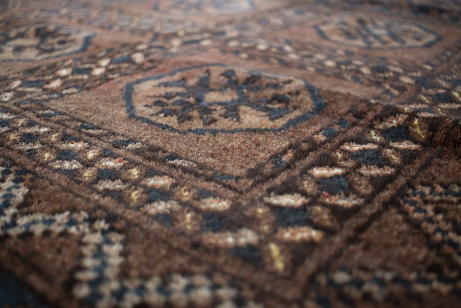 old turkmen rug
