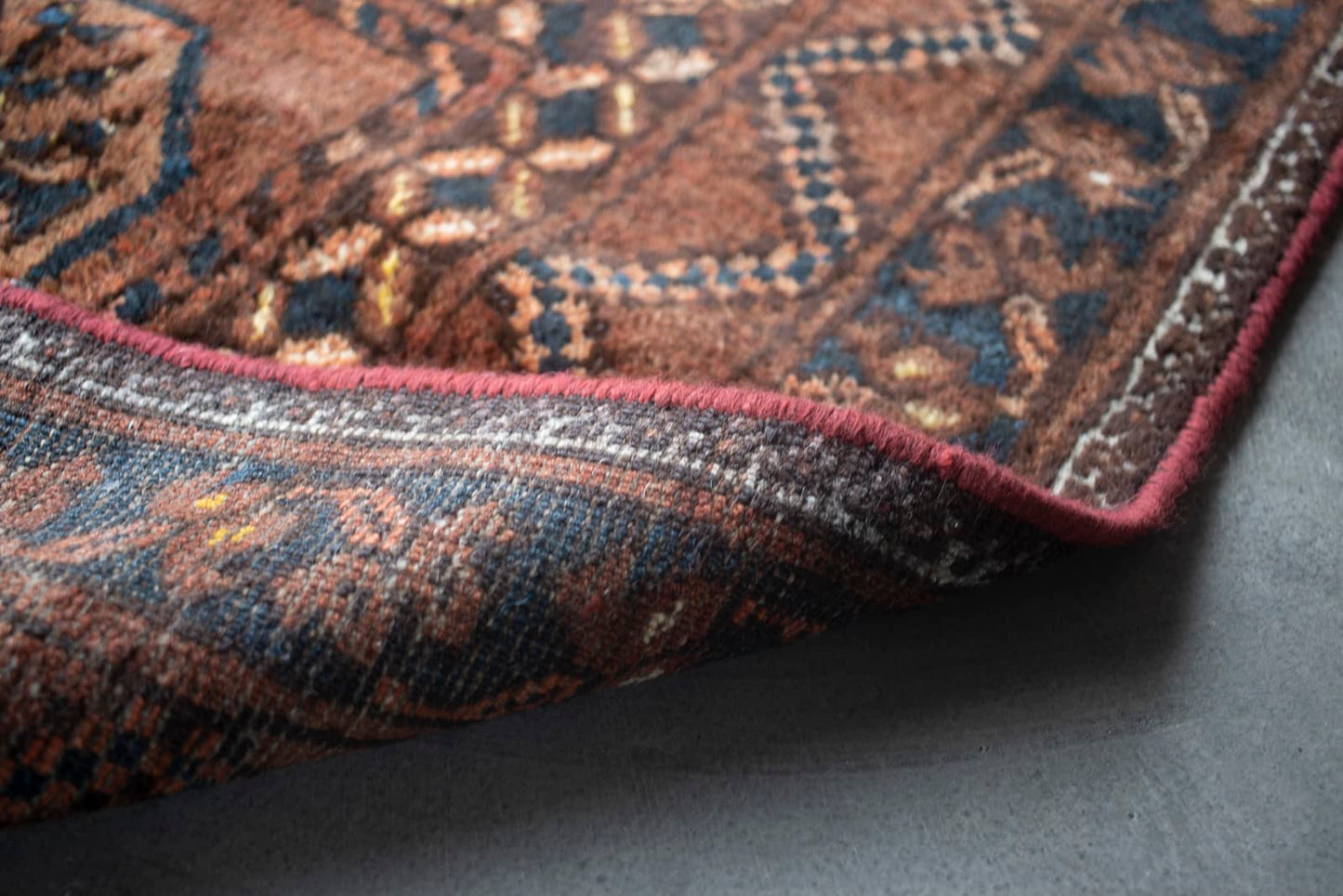 old turkmen rug