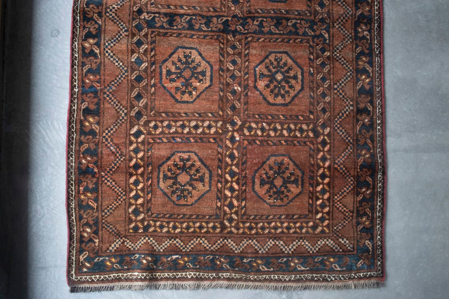 old turkmen rug
