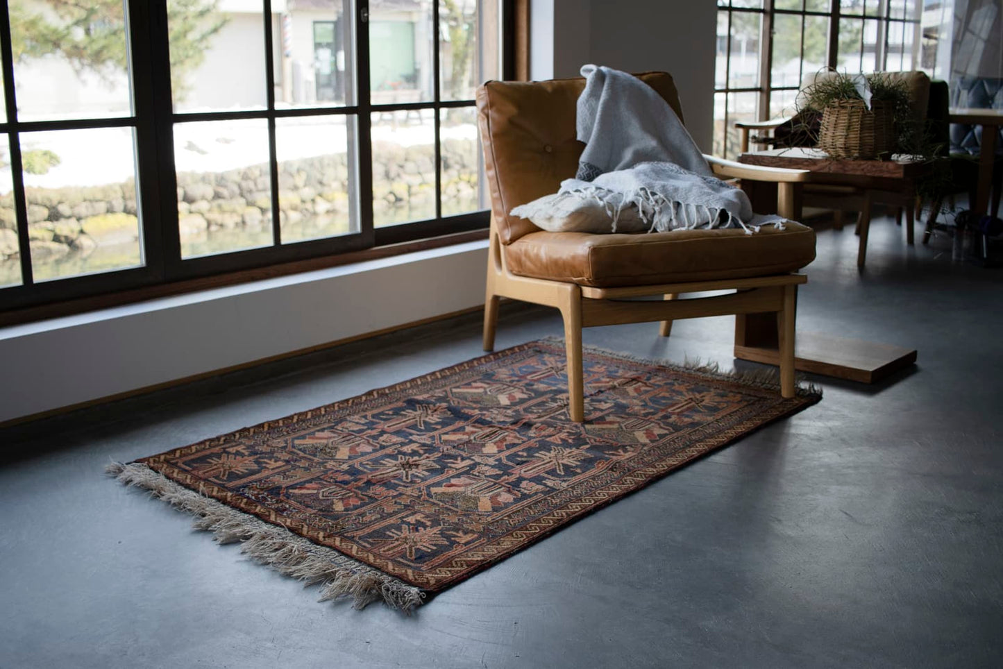 vintage baluch rug