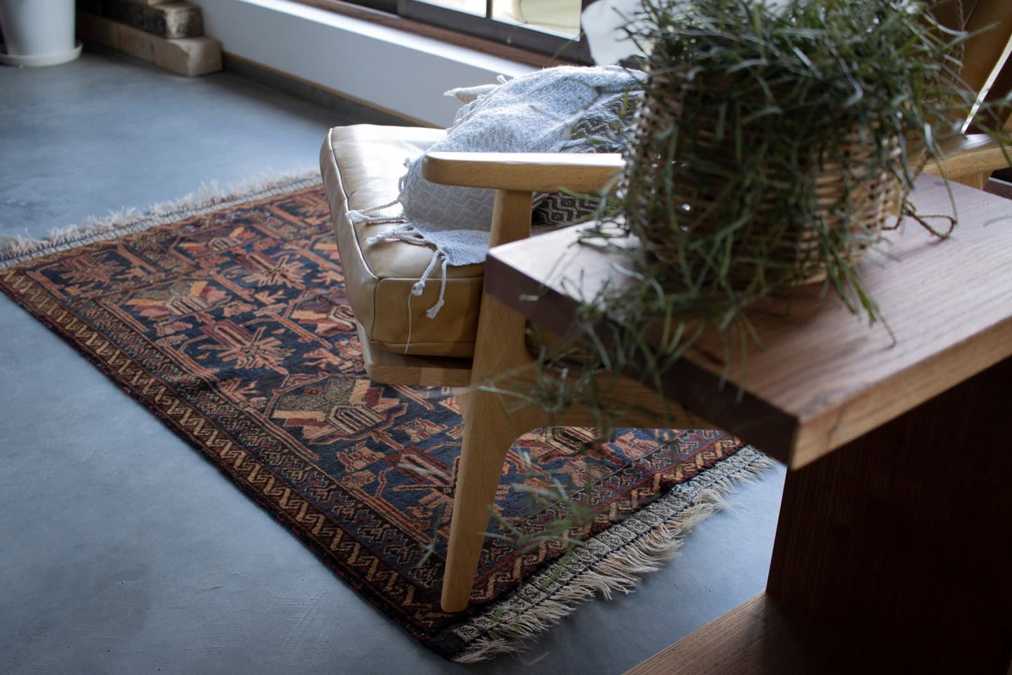 vintage baluch rug